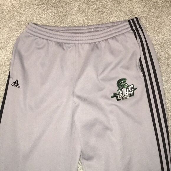 Adidas Mt Mount Olive university UMO tennis team Jogging track Pants sweatpants - Picture 1 of 6